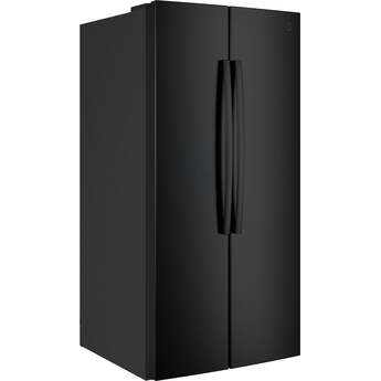 GE 36 Inch 25 Cu. Ft. Standard Depth Refrigerator: Black — thumbnail 3