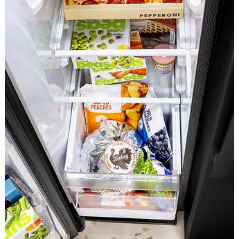 GE 36 Inch 25 Cu. Ft. Standard Depth Refrigerator: Black — thumbnail 6