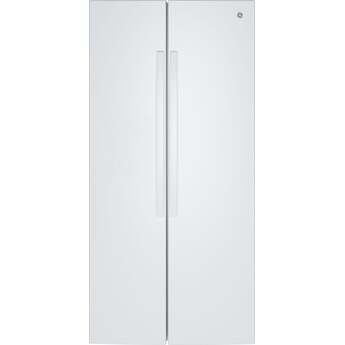 GE 36 Inch 25 Cu. Ft. Standard Depth Refrigerator: White