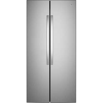 GE 36 Inch 25 Cu. Ft. Standard Depth Refrigerator: Fingerprint Resistant Stainless Steel