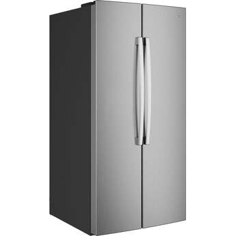 GE 36 Inch 25 Cu. Ft. Standard Depth Refrigerator: Fingerprint Resistant Stainless Steel — thumbnail 3