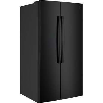 GE 36 Inch 29 Cu. Ft. Standard Depth Refrigerator: Black — thumbnail 3
