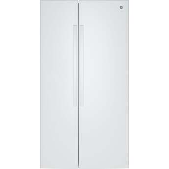 GE 36 Inch 29 Cu. Ft. Standard Depth Refrigerator: White