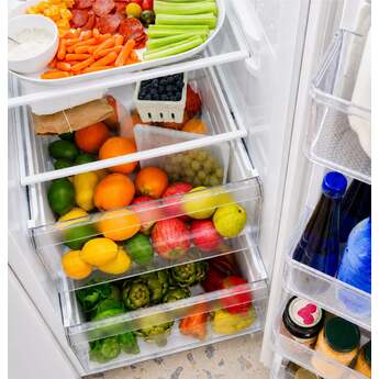 GE 36 Inch 29 Cu. Ft. Standard Depth Refrigerator: White — thumbnail 10
