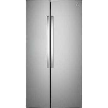 GE 36 Inch 29 Cu. Ft. Standard Depth Refrigerator: Fingerprint Resistant Stainless Steel