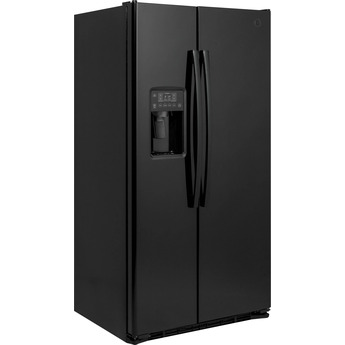 GE 36" 21.9 cu. ft. Black Counter Depth Side-by-Side Refrigerator - ADA Compliant — thumbnail 2