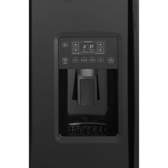 GE 36" 21.9 cu. ft. Black Counter Depth Side-by-Side Refrigerator - ADA Compliant — thumbnail 6
