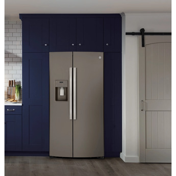 GE 36" 21.8 cu.ft. Slate Counter Depth Side-by-Side Refrigerator — thumbnail 6