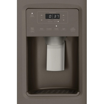 GE 36" 21.8 cu.ft. Slate Counter Depth Side-by-Side Refrigerator — thumbnail 7