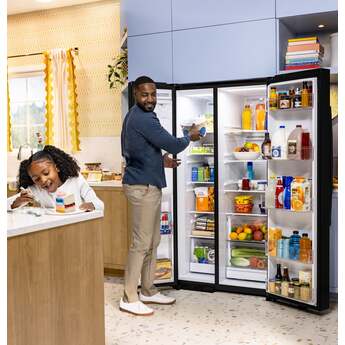 GE 36 Inch 24 Cu. Ft. Counter Depth Refrigerator: Black — thumbnail 15