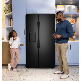 GE 36 Inch 24 Cu. Ft. Counter Depth Refrigerator: Black — thumbnail 16
