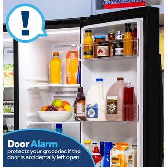 GE 36 Inch 24 Cu. Ft. Counter Depth Refrigerator: Black — thumbnail 2