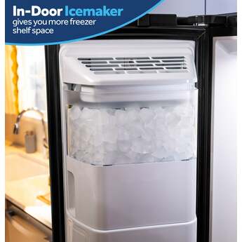GE 36 Inch 24 Cu. Ft. Counter Depth Refrigerator: Black — thumbnail 22