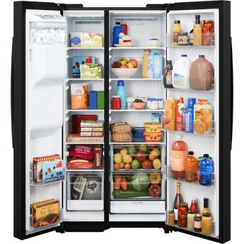 GE 36 Inch 24 Cu. Ft. Counter Depth Refrigerator: Black — thumbnail 30