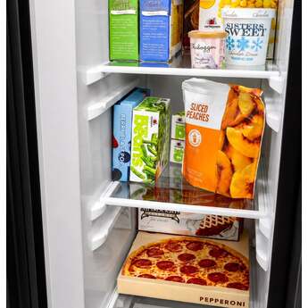 GE 36 Inch 24 Cu. Ft. Counter Depth Refrigerator: Black — thumbnail 7