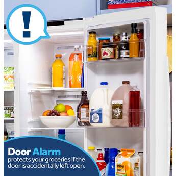 GE 36 Inch 24 Cu. Ft. Counter Depth Refrigerator: White — thumbnail 10
