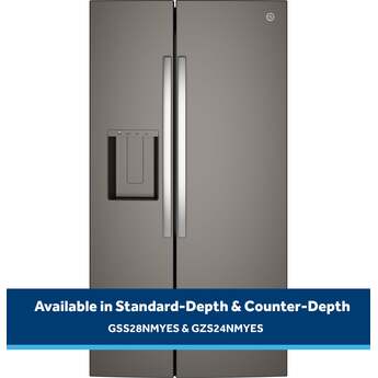 GE 36 Inch 24 Cu. Ft. Counter Depth Refrigerator: Slate — thumbnail 16