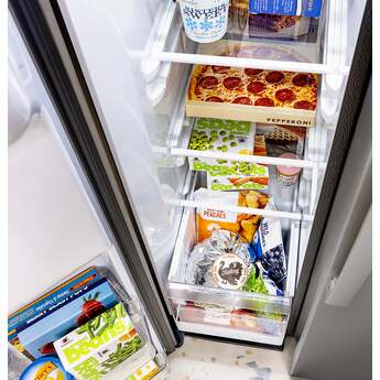 GE 36 Inch 24 Cu. Ft. Counter Depth Refrigerator: Slate — thumbnail 6