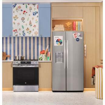 GE 36 Inch 24 Cu. Ft. Counter Depth Refrigerator: Fingerprint Resistant Stainless Steel — thumbnail 4