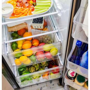 GE 36 Inch 24 Cu. Ft. Counter-Depth Refrigerator With Hidden Hinge, External Dispenser And Wifi: Fingerprint Resistant Stainless Steel — thumbnail 22