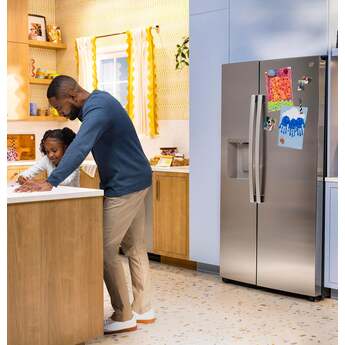 GE 36 Inch 24 Cu. Ft. Counter-Depth Refrigerator With Hidden Hinge, External Dispenser And Wifi: Fingerprint Resistant Stainless Steel — thumbnail 29
