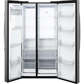 GE 36 Inch 24 Cu. Ft. Counter-Depth Refrigerator With Hidden Hinge, External Dispenser And Wifi: Fingerprint Resistant Stainless Steel — thumbnail 4