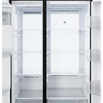 GE 36 Inch 24 Cu. Ft. Counter-Depth Refrigerator With Hidden Hinge, External Dispenser And Wifi: Fingerprint Resistant Stainless Steel — thumbnail 6
