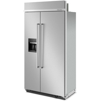 KitchenAid KBSD702MSS 25.1 Cu. Ft. 42" Built-In Side-by-Side Refrigerator Stainless Steel