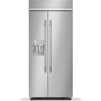 Kitchen Aid KitchenAid KBSD736SPS 20.8 Cu. Ft. 36" Built-In Side-by-Side Refrigerator fea...