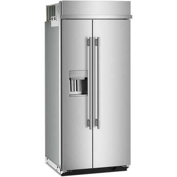 KitchenAid KBSD736SPS 20.8 Cu. Ft. 36" Built-In Side-by-Side Refrigerator features Exterior Water and Ice Dispenser Stainless Steel with PrintShield Finish — thumbnail 6