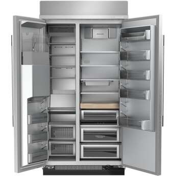 KitchenAid KBSD736SPS 20.8 Cu. Ft. 36" Built-In Side-by-Side Refrigerator features Exterior Water and Ice Dispenser Stainless Steel with PrintShield Finish — thumbnail 8