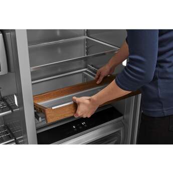 KitchenAid KBSN702MBS 42 Inch Built-In Side by Side Refrigerator Black Stainless Steel with PrintShield Finish — thumbnail 17