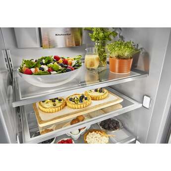KitchenAid KBSN702MBS 42 Inch Built-In Side by Side Refrigerator Black Stainless Steel with PrintShield Finish — thumbnail 22