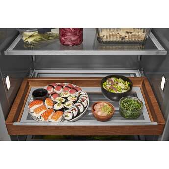 KitchenAid KBSN702MBS 42 Inch Built-In Side by Side Refrigerator Black Stainless Steel with PrintShield Finish — thumbnail 35