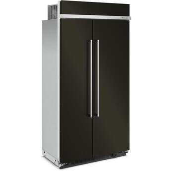 KitchenAid KBSN702MBS 42 Inch Built-In Side by Side Refrigerator Black Stainless Steel with PrintShield Finish — thumbnail 46
