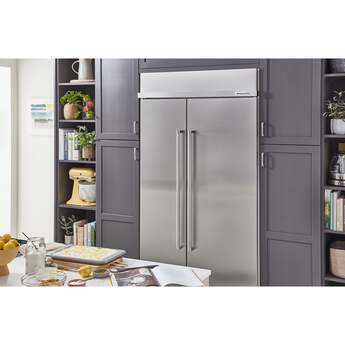 KitchenAid42 Inch Built-In Side by Side Refrigerator with 25.5 cu. ft. Total Capacity, Automatic Icemaker FreshFlow™ Air Filter, Sabbath Mode and Star-K Certified: Stainless Steel with PrintShield Finish — thumbnail 24