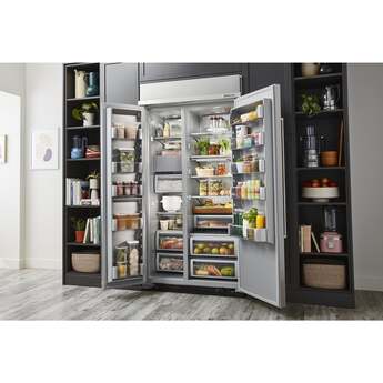 KitchenAid42 Inch Built-In Side by Side Refrigerator with 25.5 cu. ft. Total Capacity, Automatic Icemaker FreshFlow™ Air Filter, Sabbath Mode and Star-K Certified: Stainless Steel with PrintShield Finish — thumbnail 35