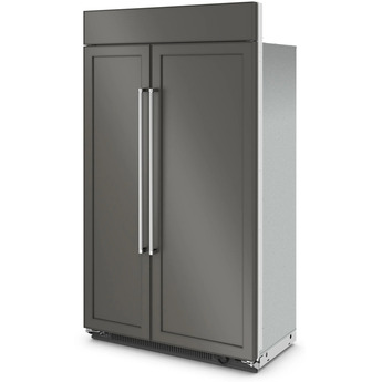 KitchenAid KBSN708MPA 48 Inch Built-In Side-by-Side Refrigerator Panel Ready