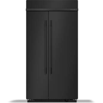 KitchenAid KBSN742SBE 25.5 Cu. Ft. 42" Built-In Side-by-Side Refrigerator Black Ore