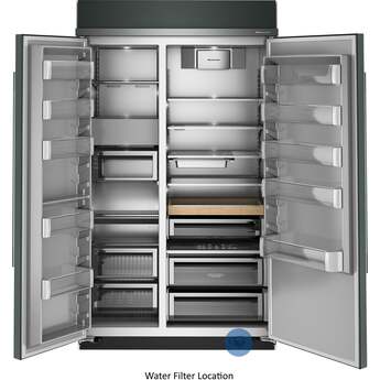 KitchenAid KBSN748SJP 30 Cu. Ft. 48" Built-In Side-by-Side Refrigerator Juniper — thumbnail 4