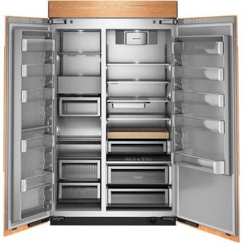 KitchenAid 30 Cu. Ft. 48" Built-In Panel-Ready Side-by-Side Refrigerator with Platinum Interior: Panel Ready — thumbnail 13