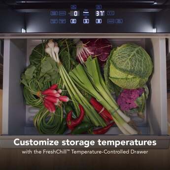 KitchenAid 30 Cu. Ft. 48" Built-In Panel-Ready Side-by-Side Refrigerator with Platinum Interior: Panel Ready — thumbnail 7
