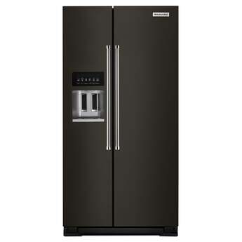 Kitchen Aid KitchenAid 36" 24.8 cu ft.Fingerprint Resistant Black Stainless Steel Side-by-Si