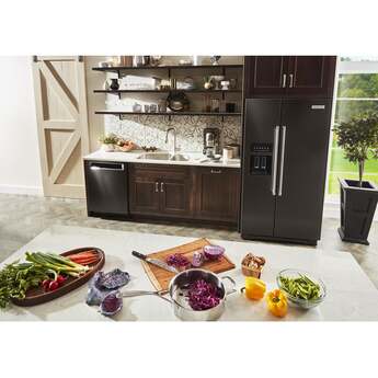 Kitchen Aid KitchenAid 36" 24.8 cu ft.Fingerprint Resistant Black Stainless Steel Side-by-Si — thumbnail 7