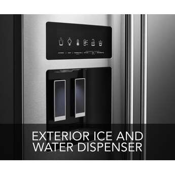 Kitchen Aid KitchenAid 36" 24.8 cu ft. Fingerprint Resistant Stainless Steel Side-by-Side Re — thumbnail 49