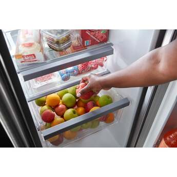 Maytag MRSF4036PB 36 Inch Black Freestanding Side by Side Refrigerator — thumbnail 10