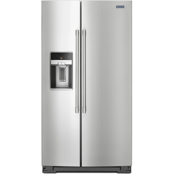 Maytag 36" 20.6 cu. ft. Fingerprint Resistant Stainless Steel Counter Depth Side-By-Side Refrigerator - ADA Compliant
