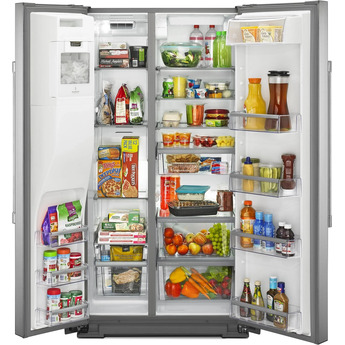 Maytag 36" 20.6 cu. ft. Fingerprint Resistant Stainless Steel Counter Depth Side-By-Side Refrigerator - ADA Compliant — thumbnail 5