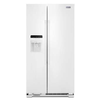 Maytag 36" 25 cu. ft. White Side-By-Side Refrigerator - ADA Compliant
