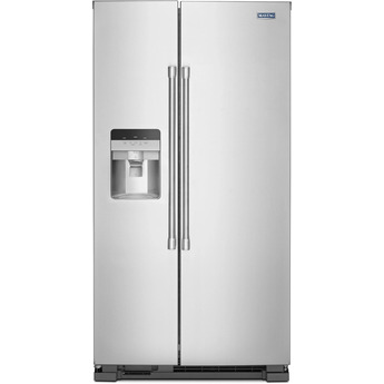 Maytag 36" 25 cu. ft. Fingerprint Resistant Stainless Side-By-Side Refrigerator - ADA Compliant